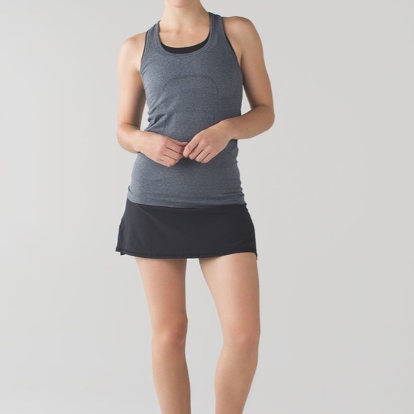 EUC Lululemon Pace Setter Skirt - Black - 6 - Picture 2 of 13